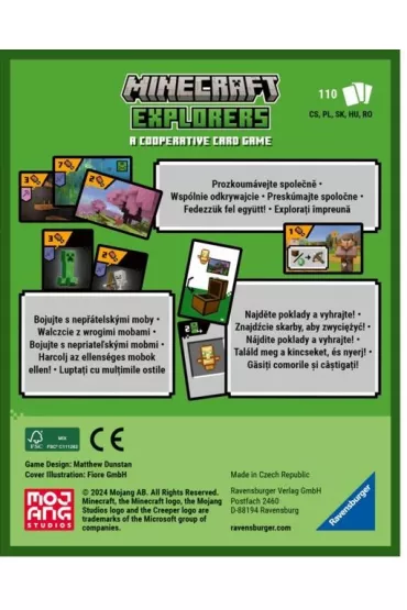 Minecraft Gra karciana Explorers Ravensburger