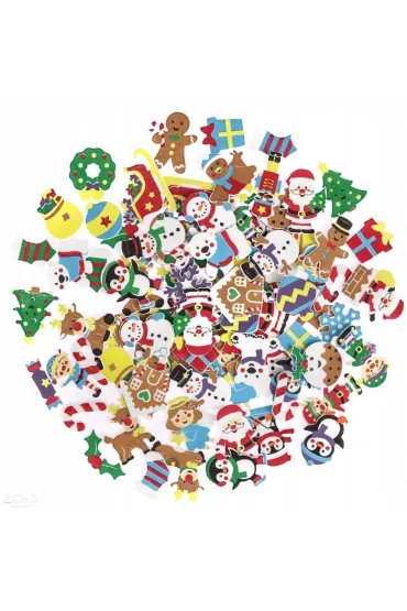 dpCraft Naklejki z pianki magiczne �wi�ta 120 szt