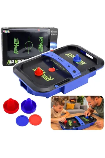Gra zr�czno�ciowa st� Air Hockey 43x26cm LeanToys