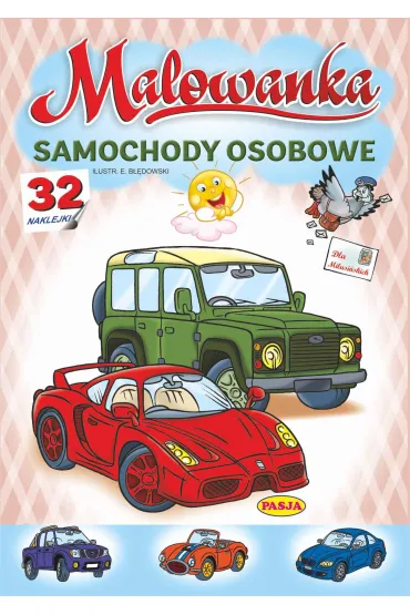 Samochody osobowe. Malowanka