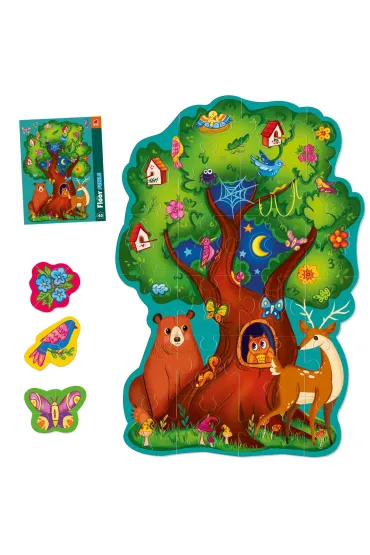Puzzle pod�ogowe Zwierz�ta le�ne RK7010-04 Roter Kafer
