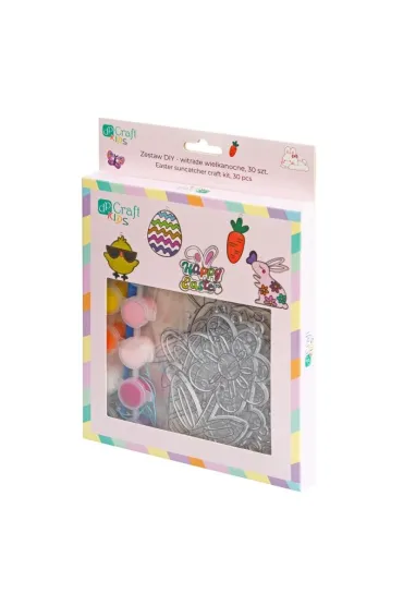 Zestaw diy witra�e wielkanocne 30 szt dpCraft