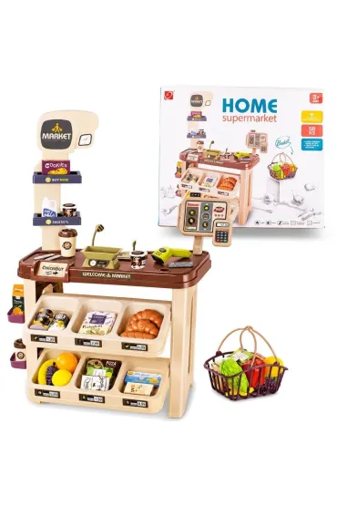 Supermarket dla dzieci z kas� i akcesoriami 58el GK-Trade