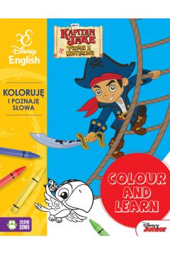Colour and learn Jake Koloruj i poznaj sowa Disney English