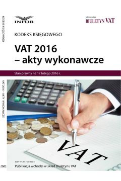eBook VAT 2016 AKTY WYKONAWCZE pdf