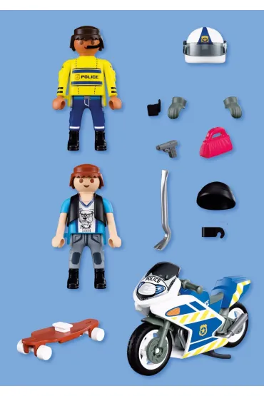 Playmobil City Action Po�cig motocyklowy 72079
