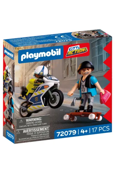 Playmobil City Action Po�cig motocyklowy 72079