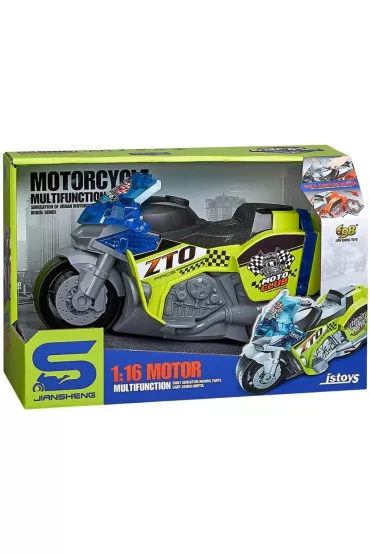 Motocykl policyjny 1:16 �wiat�o d�wi�k Maksik