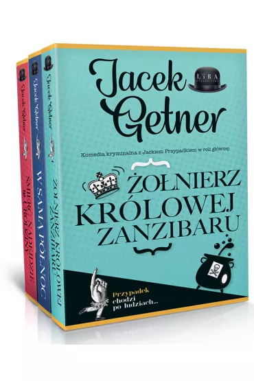 Pakiet Detektyw Jacek Przypadek. Tomy 4-6: �o�nierz kr�lowej Zanzibaru, W sam� p�noc - Jacek Getner