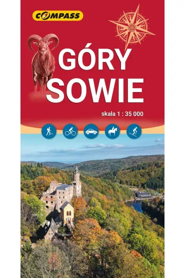 G�ry Sowie. Mapa turystyczna w skali 1: 35 000