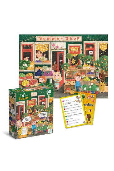 Puzzle 80 el. Look&Find Letnie smako�yki Dodo