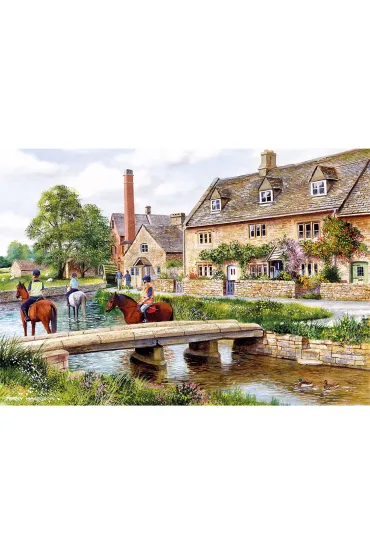 Puzzle 4x500 Spokojna woda 113738 Gibsons
