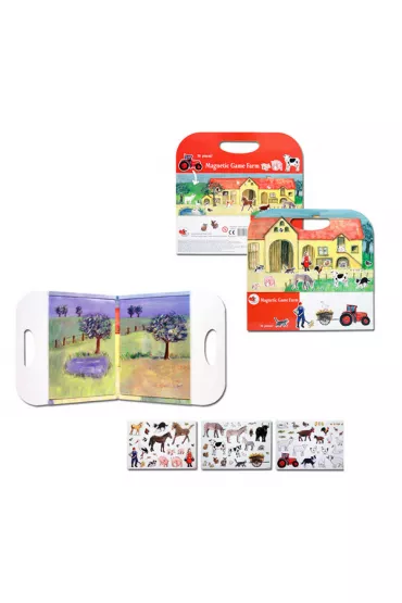 Puzzle Uk�adanka + Gra magnetyczna - Farma Egmont Toys