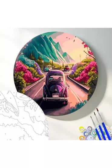 Malowanie po numerach owalne Volkswagen
