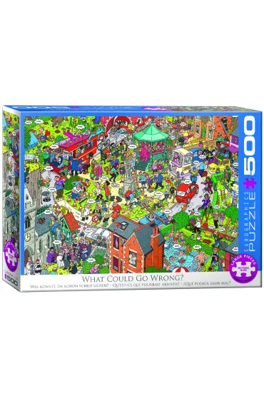 Puzzle 500 el. Co posz�o nie tak? Eurographics