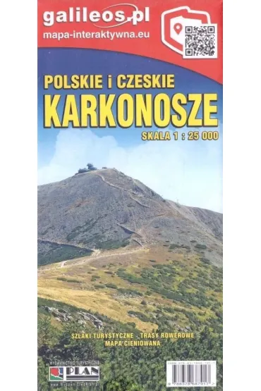 Karkonosze Polsko-Czeskie 1: 25 000 mapa papierowa