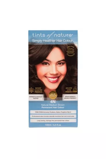 Tints of nature Naturalna farba do w�os�w - 4N Naturalny �redni br�z 130 ml