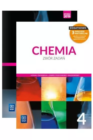 Pakiet Chemia 4. Podr�cznik. Liceum i technikum. Zakres rozszerzony, Zbi�r zada�. Liceum i technikum. Zakres podstawowy i rozszerzony