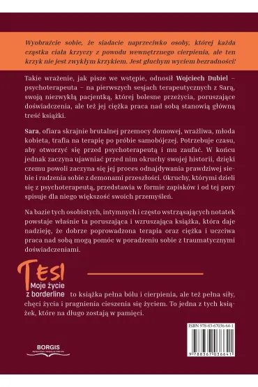 Tesi Moje �ycie z borderline - Sara  Brych, Wojciech  Dubiel