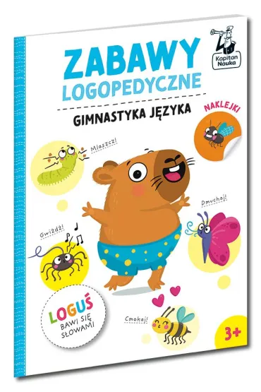 Gimnastyka j�zyka. Kapitan Nauka. Logu� bawi si� s�owami. Zabawy logopedyczne
