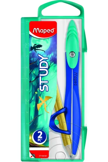 Maped Cyrkiel metalowy z o��wkiem Study Dragon 119415