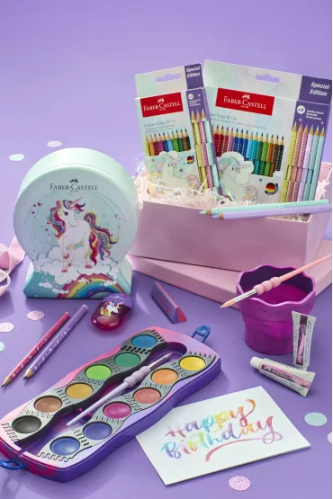 Faber-Castell Kredki Jumbo Grip Jednoro�ec 8kol+2kol pastel+nakl