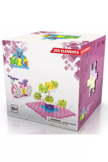 Klocki Meli Basic Constructor Pink 200 szt