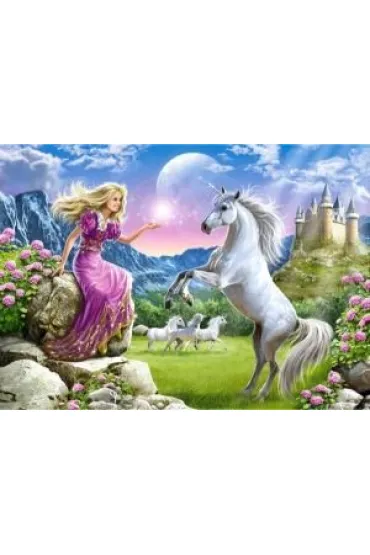 Puzzle 180 el. M�j przyjaciel Jednoro�ec Castorland