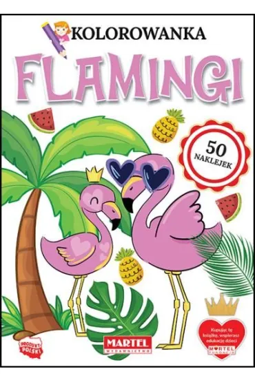Kolorowanka Flamingi