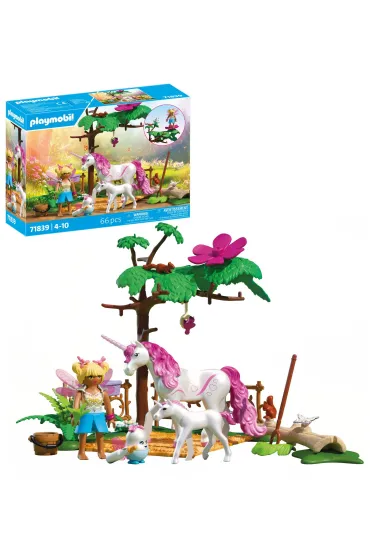 Princess Magic Playmobil Magiczna stajnia jednoro�c�w dla mamy i �rebaka 71839