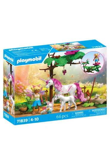 Princess Magic Playmobil Magiczna stajnia jednoro�c�w dla mamy i �rebaka 71839