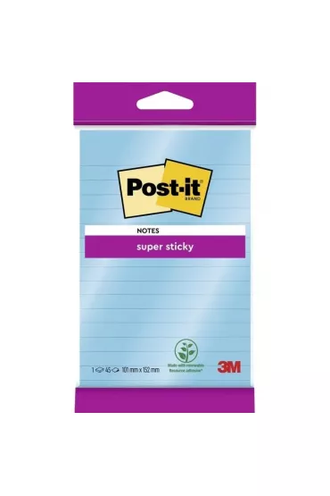 Post-It Karteczki samoprzylepne 102x152mm, linia 45 kartek
