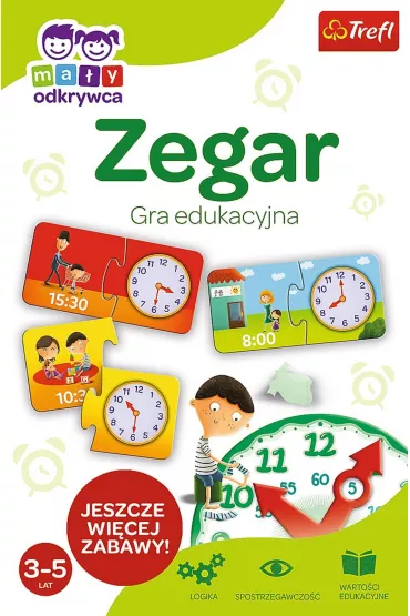 Zegar. May Odkrywca Trefl - Monika  Rutkowska-Leniewska