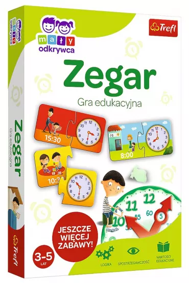 Zegar. May Odkrywca Trefl - Monika  Rutkowska-Leniewska