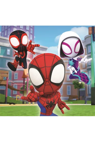 Puzzle 3x48 el. SuperColor. Spidey Clementoni