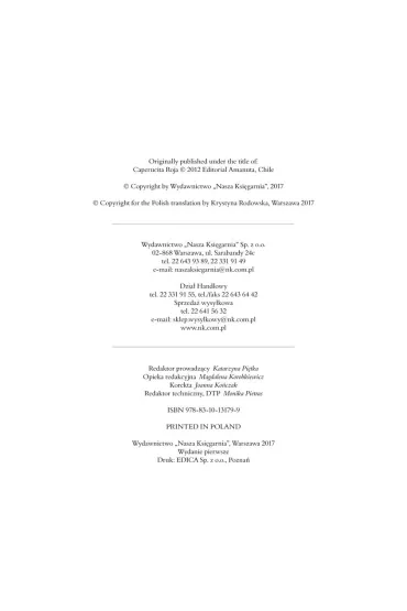 Czerwony Kapturek - Gabriela Mistral