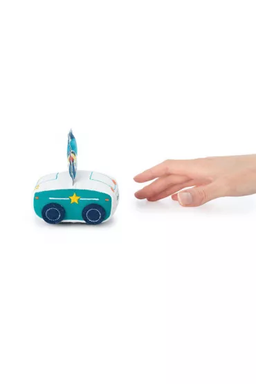 Lilliputiens Mi�kkie auto z nap�dem pull-back Nosoro�ec Marius 18 m+