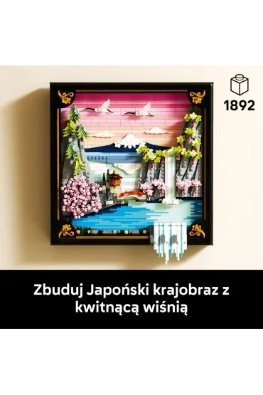 LEGO ART Japo�ski krajobraz z kwitn�c� wi�ni� 31218