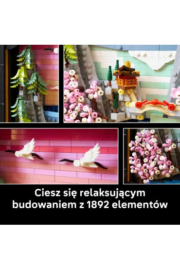 LEGO ART Japo�ski krajobraz z kwitn�c� wi�ni� 31218