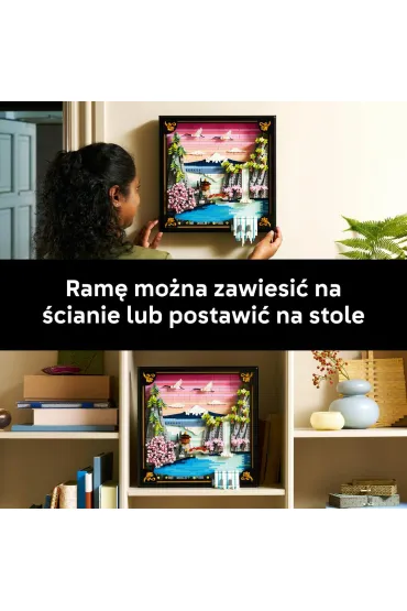 LEGO ART Japo�ski krajobraz z kwitn�c� wi�ni� 31218