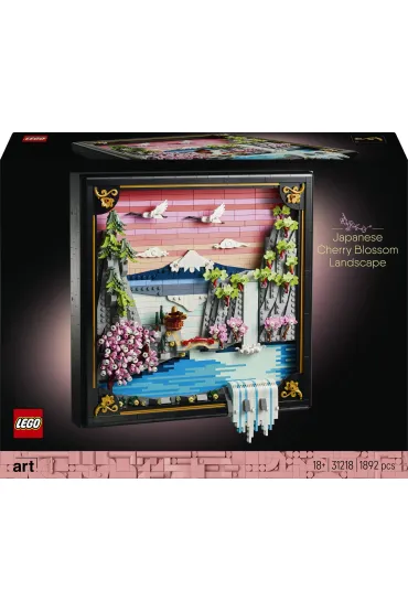 LEGO ART Japo�ski krajobraz z kwitn�c� wi�ni� 31218