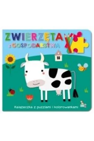 Dzikie zwierz�ta. Ksi��eczka z puzzlami i kolorowankami