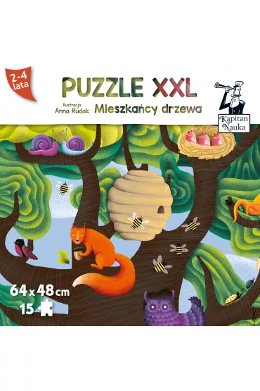 Puzzle 15 el. XXL Mieszka�cy drzewa Edgard