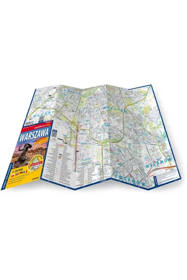 Warszawa plan miasta 1:26 000 laminat MIDI 2025