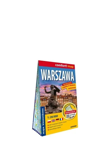 Warszawa plan miasta 1:26 000 laminat MIDI 2025