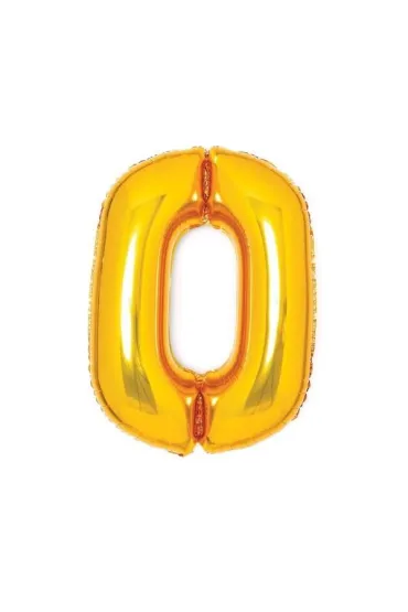 Amscan Balon foliowy cyfra 0 z�ota 47x66cm