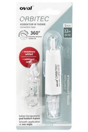 Grand Korektor Oval Orbitec w ta�mie + wk�ad 5mmx6m