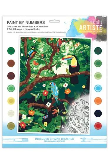 Malowanie po numerach - Endangered Rainforest Dalprint