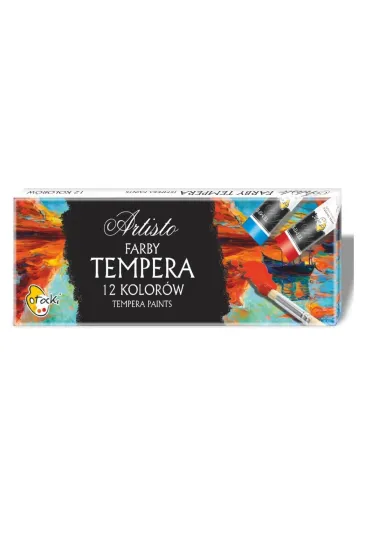 Sweet colours Farby tempera 12 kolor�w w tubie