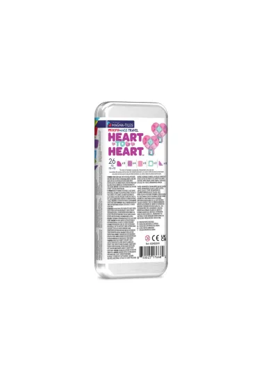 Klocki Magnetyczne microMAGS Heart to Heart Travel 26 element�w